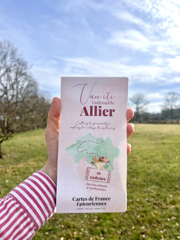 carte épicurienne carte routière gourmande alsace pays basque finistère bretagne auvergne allier puy de dôme itinéraire vantrip artisans produits locaux gastronomie allier bourbonnais