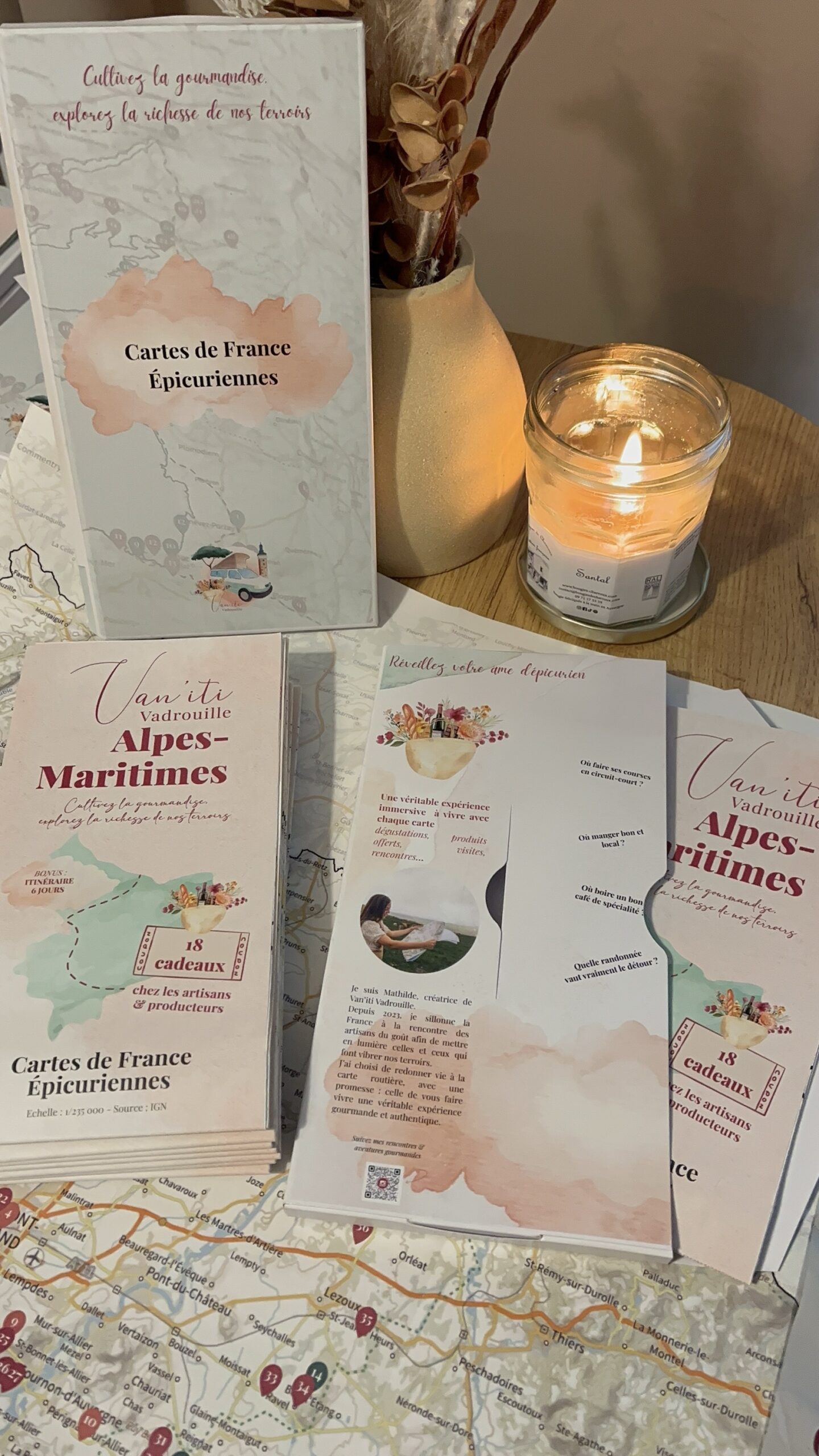 Carte Épicurienne - Alpes-Maritimes